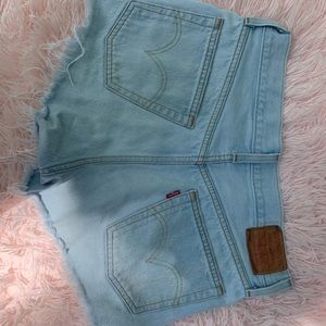 High waisted women's Levi's